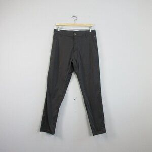 Birddogs Mens Pants 32X30 Grey Cotton Blend Performance Office Travel Casual 450